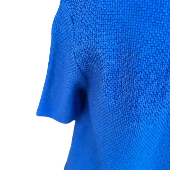 Chicos 0 (XS-4-6) -Women’s top with back zipper, fringe hem short sleeves - Picture 3 of 9